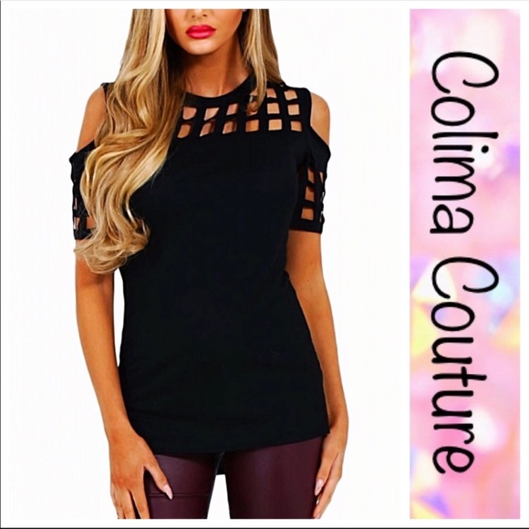 Colima Couture Tops - Gorgeous caged Top